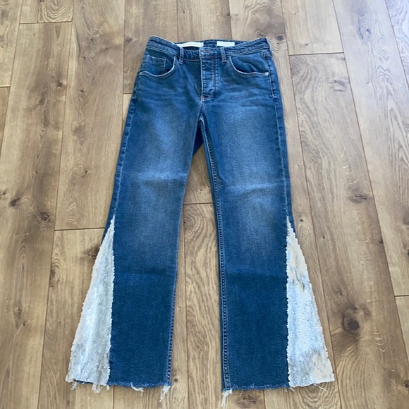 Anthropologie Jeans Anthropologie Pilco Button Fly Jeans With Sequin Bell Bottoms Poshmark
